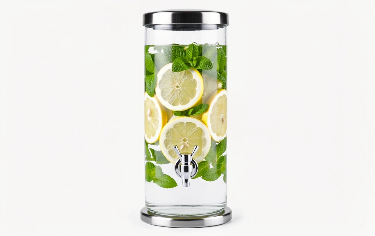 Wasser mit Limone